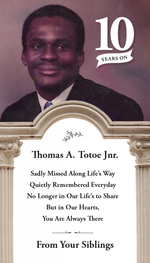 Thomas A. Totoe Junior