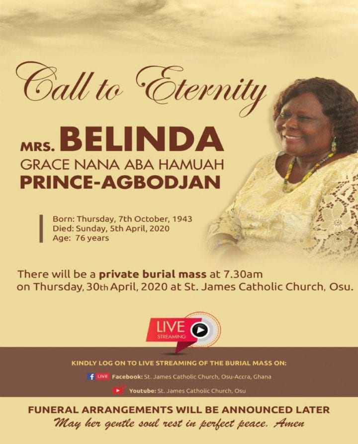 Mrs. Belinda Grace Nana Aba Hamua Prince-Agbodjan