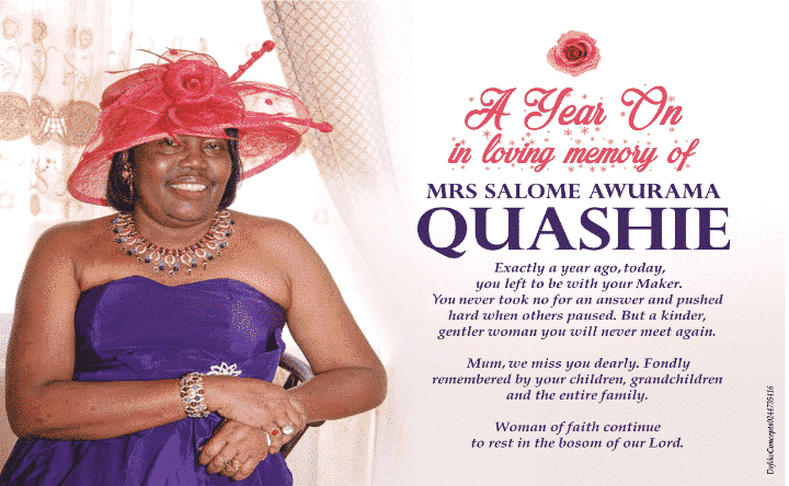 Mrs Salome Awurama Quashie