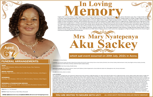 Mrs. Mary Nyatepenya Aku Sackey