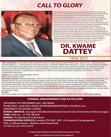 Dr. Kwame  Dattey