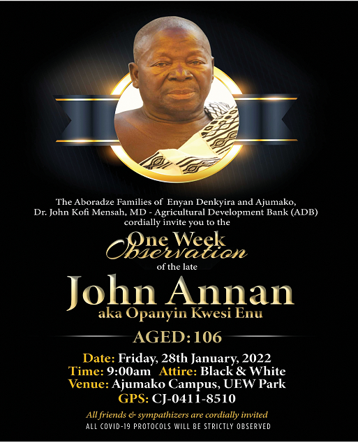 John Annan a.k.a Opanyin Kwesi Enu