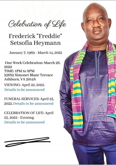 Frederick ‘Freddie’ Setsofia Heymann