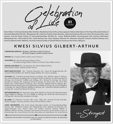 Kwesi Silvius Gilbert-Arthur a.k.a Strongest