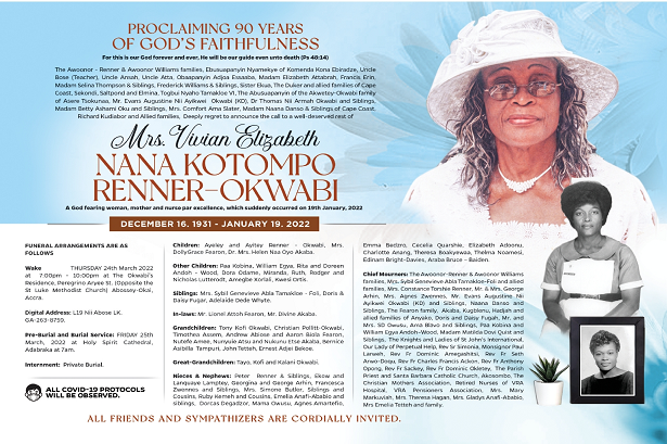 Mrs. Vivian Elizabeth Nana Kotompo Renner-Okwabi