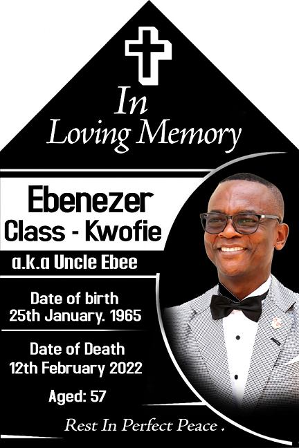 Ebenezer Class-Kwofie a.k.a Uncle Ebee