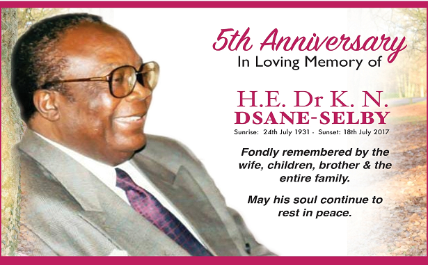 His Excellency Dr K.N. Dsane-Selby