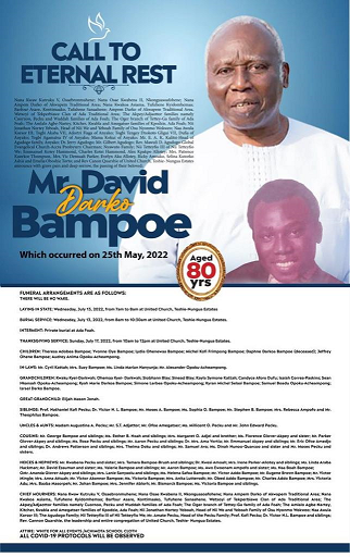 Mr. David Darko Bampoe