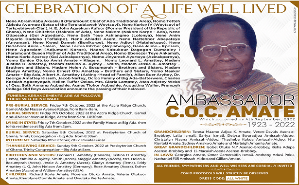 Ambassador C.O.C. Amate