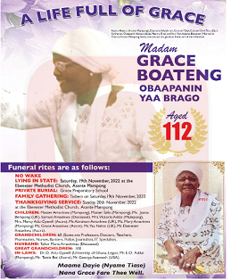 Madam Grace Boateng a.k.a. Obaapanin Yaa Brago