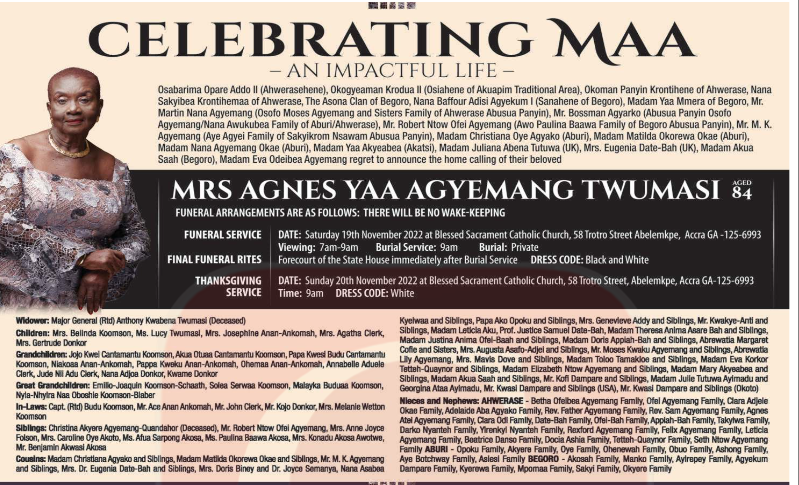Mrs Agnes Yaa Agyemang Twumasi