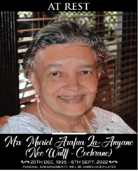 Mrs Muriel Arafua La-Anyane