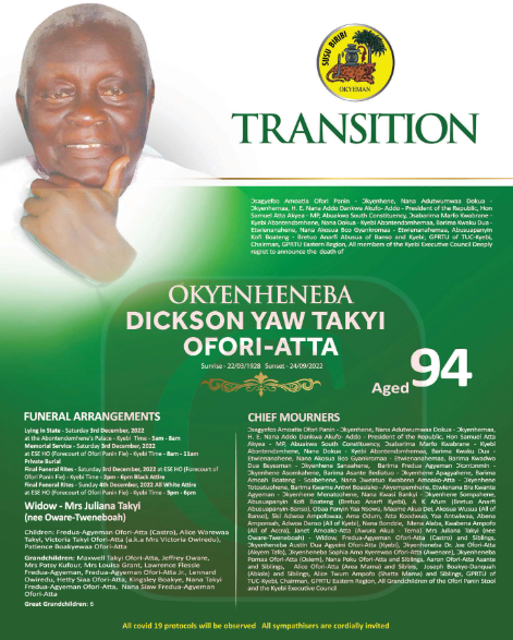 Okyenheneba Dickson Yaw Takyi Ofori-Atta