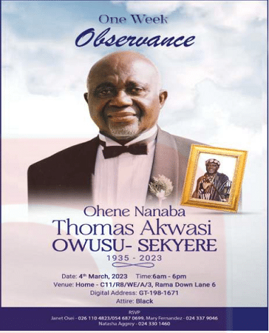 Ohene Nanaba Thomas Akwasi Owusu-Sekyere