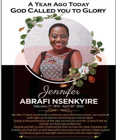 Jennifer Abrafi Nsenkyire