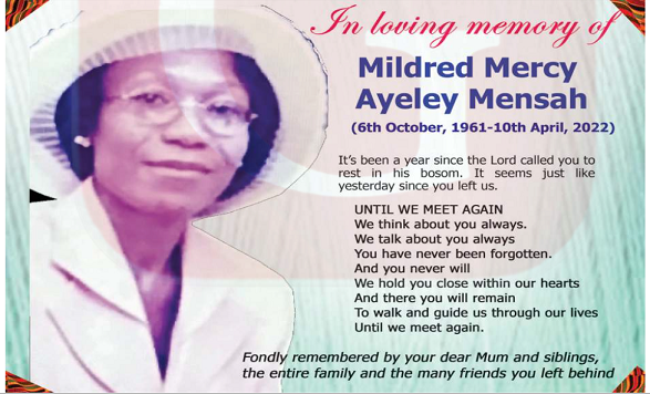 Mildred Mercy Ayeley Mensah