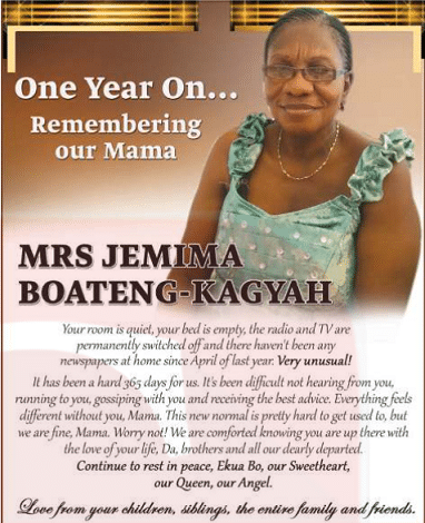 Mrs. Jemima Rose Boateng-Kagyah