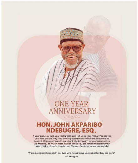 Hon. John Akparibo Ndebugre