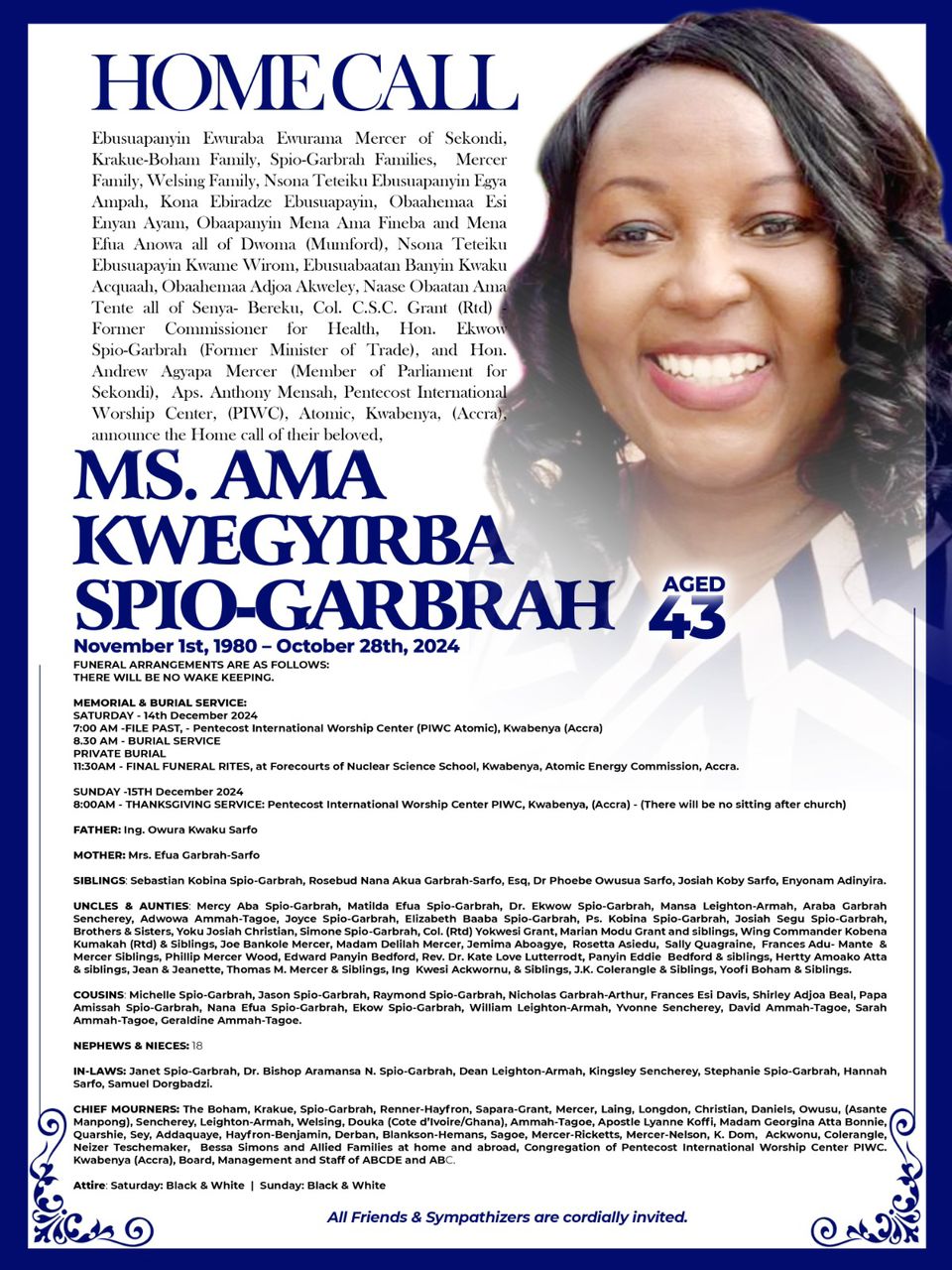 Ms. Ama Kwegyirba Spio-Garbrah